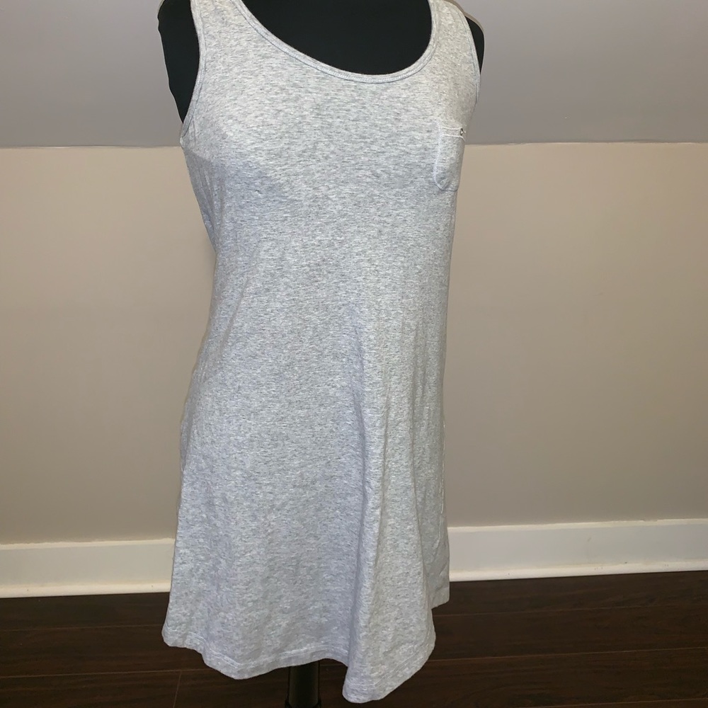 Grey t-shirt dress